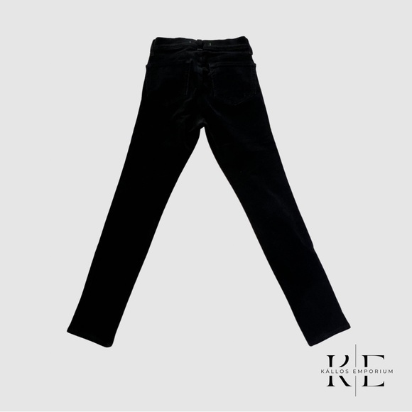 J Brand Black Velvet Straight Jeans - Picture 2 of 2